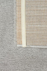 ZEN ZEN 01 GREY  Hav Toz Vermez Yumuşak Tuşeli Zarif Makine Halısı