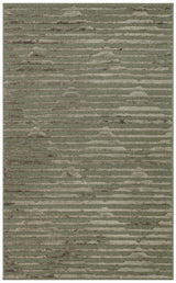 ZENITH DYED ZNT 02 GREEN DYED  Yüksek Alçak Dokulu Naturel Yün ve Viskon Modern Dokuma Halı