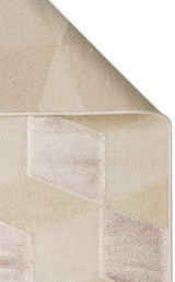 ZENITH DYED ZNT 05 BEIGE DYED  Yüksek Alçak Dokulu Naturel Yün ve Viskon Modern Dokuma Halı