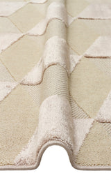 ZENITH DYED ZNT 05 BEIGE DYED  Yüksek Alçak Dokulu Naturel Yün ve Viskon Modern Dokuma Halı