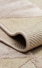 ZENITH DYED ZNT 05 BEIGE DYED  Yüksek Alçak Dokulu Naturel Yün ve Viskon Modern Dokuma Halı
