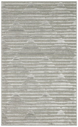 ZENITH ZNT 02 GREY  Yüksek Alçak Dokulu Naturel Yün ve Viskon Modern Dokuma Halı