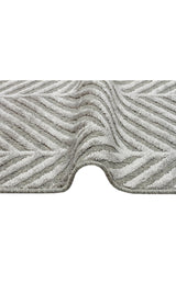 ZENITH ZNT 04 GREY  Yüksek Alçak Dokulu Naturel Yün ve Viskon Modern Dokuma Halı