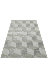 ZENITH ZNT 05 GREY  Yüksek Alçak Dokulu Naturel Yün ve Viskon Modern Dokuma Halı