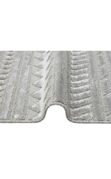 ZENITH ZNT 06 GREY  Yüksek Alçak Dokulu Naturel Yün ve Viskon Modern Dokuma Halı