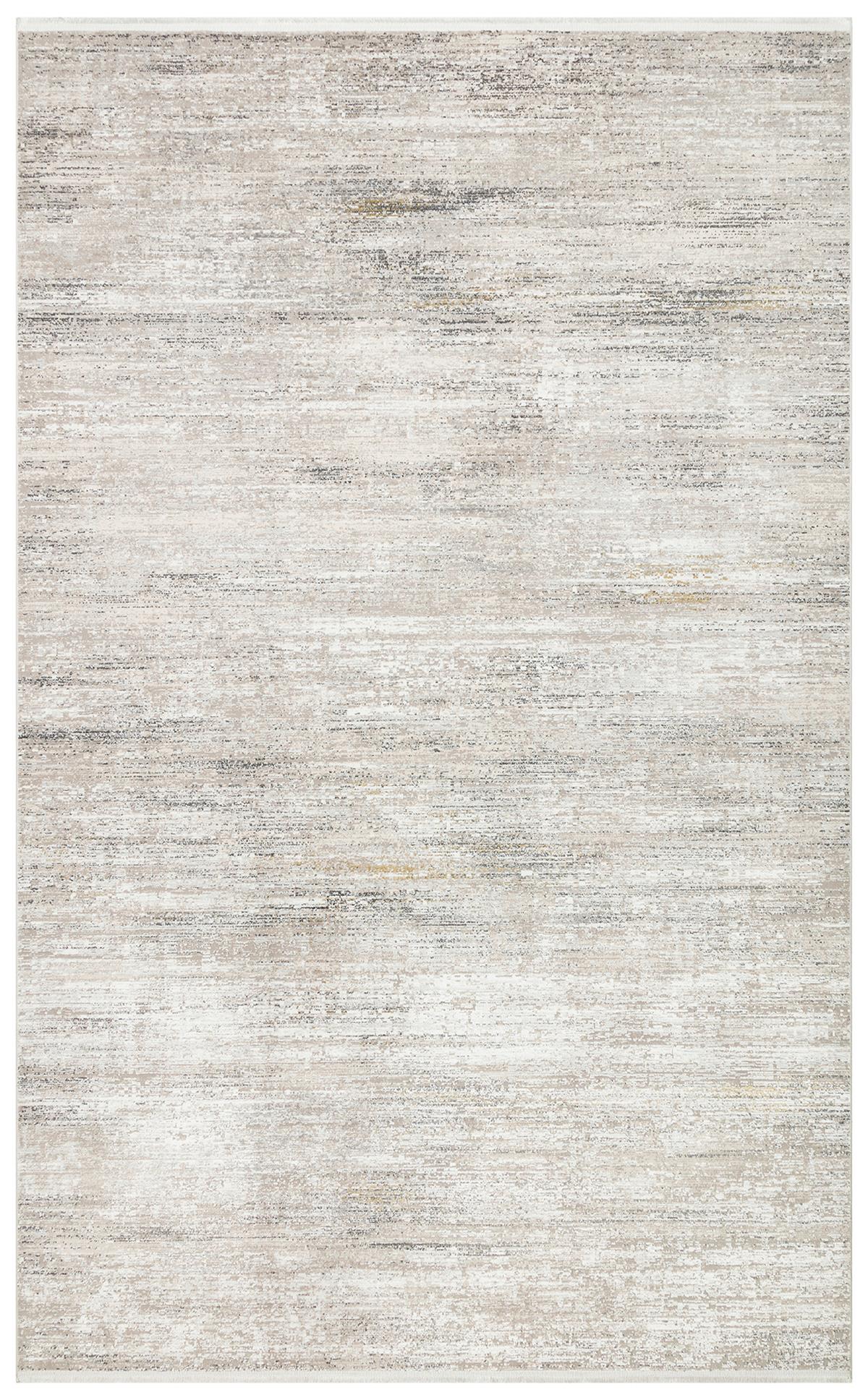 ZURICH ZRH 01 CREAM GREY  Akrilik ve Polyester İle Üretilen Şık Salon Halısı